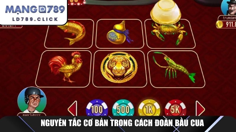 Nguyên tắc cơ bản trong cách đoán bầu cua