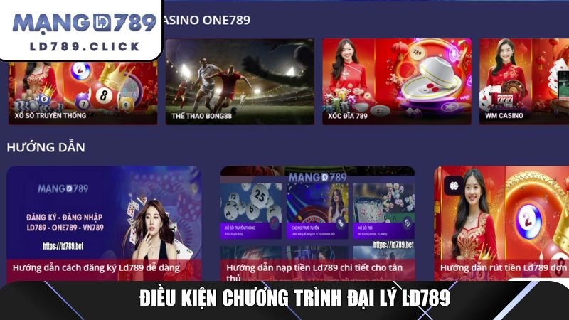 Điều kiện chương trình đại lý LD789