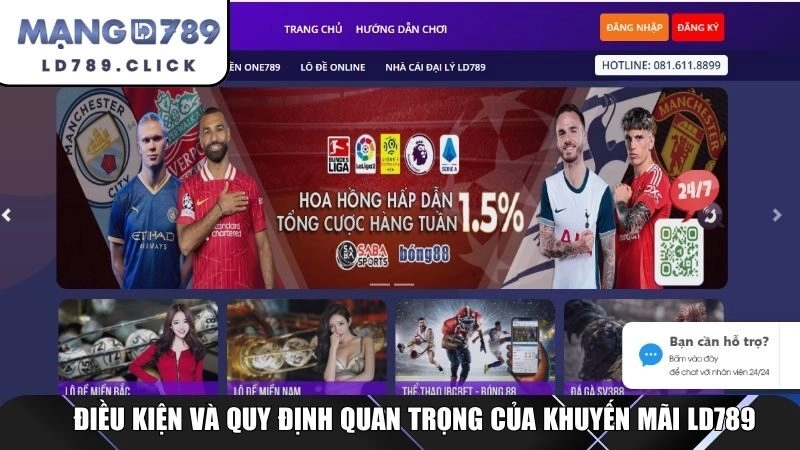 Điều kiện và quy định quan trọng của khuyến mãi LD789