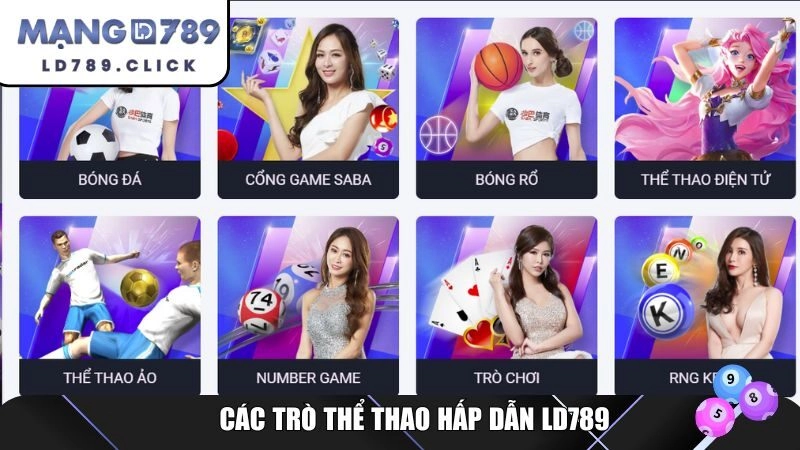 Các trò thể thao hấp dẫn LD789